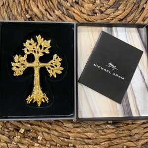 Michael Aram Leafy Cross Ornament